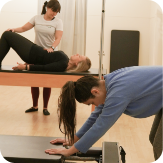Aula de Pilates em dupla na Be Motion em Oeiras